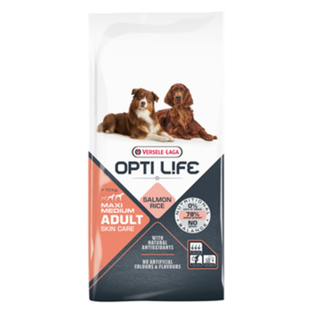 Visuel 1 du produit Versele Laga Croquettes Chien Adult Skin Care Medium & Maxi Opti Life - 2,5 kg