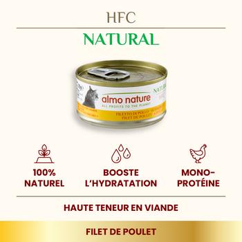 Visuel 2 du produit Boîte Chat – Almo Nature HFC Natural Filet de Poulet 70 gr