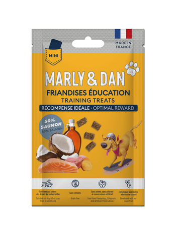 Visuel 1 du produit MARLY & DAN Friandise Chien Éducation Saumon - Format poche 20 gr