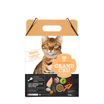 Visuel 1 du produit Canisource Croquettes Chat Poulet Et Canard Sans Céréales Grand Cru - 3 kg