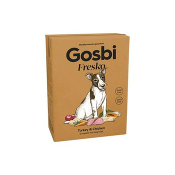 Visuel 1 du produit Boîte Chien - Gosbi Fresko dog Turkey & Chicken - 375 gr