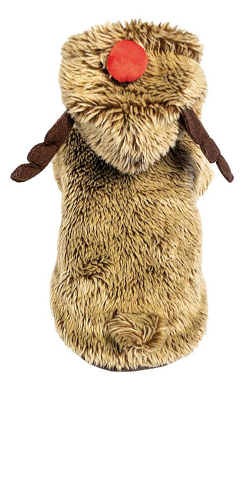 Visuel 1 du produit Textile Chien - Croci Sweat de Noël Brun et rouge - 45 cm