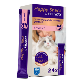 Visuel 1 du produit Feliway Aliments Complémentaires Chat Happy Snack Saumon - 24 x 15 g
