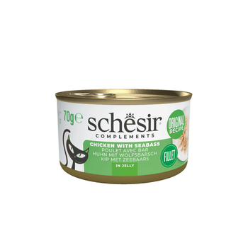 Visuel 1 du produit Schesir Aliments Humides Chat Poulet Bar Gelée - 70 g