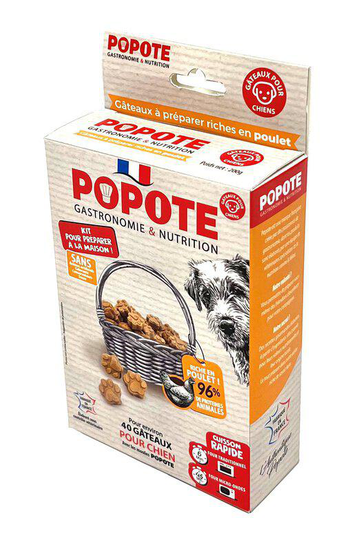 Visuel 1 du produit Popote Friandise Chien Kit de préparation Poulet - 250 gr