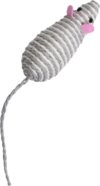 Visuel 1 du produit Bobby Jouet Chat Rat Gris - 27 x 5 x 4,5 cm