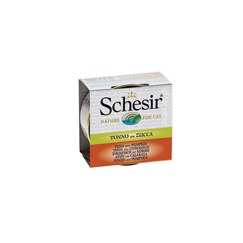 Visuel 1 du produit Boîte Chat - Schesir® Thon Citrouille + bouillon 70 g