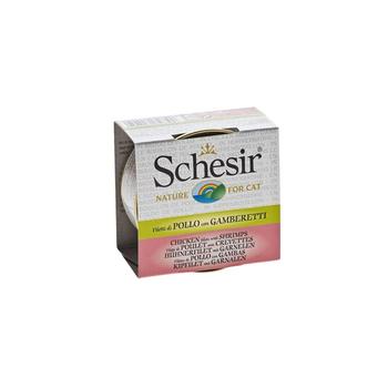 Visuel 2 du produit Schesir Aliments Humides Chat Poulet Crevettes Bouillon Complémentaire - 70 g
