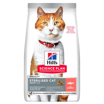 Visuel 1 du produit Hill's Croquettes Chat Adulte Stérilisé Saumon - 7 kg