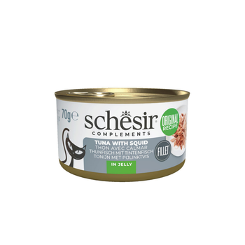 Visuel 1 du produit Schesir Aliments Humides Chat Thon Calamars Gelée - 70 g