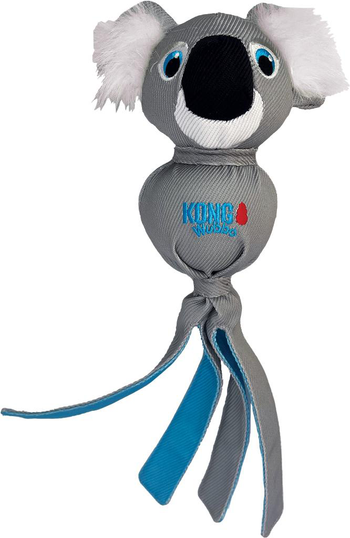 Visuel 1 du produit Kong Jouet Chien Peluche Wubba Zoo Koala Gris - Taille L