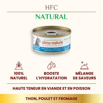 Visuel 2 du produit Boîte Chat – Almo Nature HFC Cuisine Thon, Poulet et Fromage 70 gr