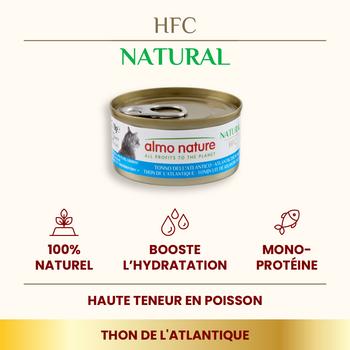 Visuel 2 du produit Boîte Chat – Almo Nature HFC Natural Thon de l'Atlantique 70 gr
