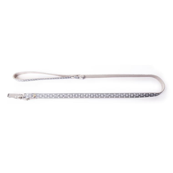 Visuel 1 du produit Collier Chien – Martin Sellier Laisse Pois gris – S