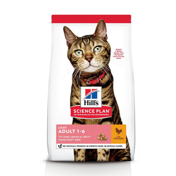 Visuel 1 du produit Hill's Croquettes Chat Adulte Light Poulet - 1,5 kg
