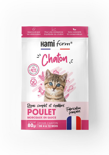 Visuel 1 du produit Hamiform Repas complet pour chaton Poulet - 85 gr