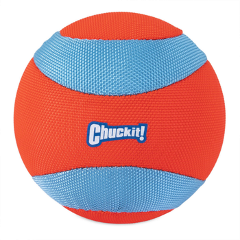 Visuel 1 du produit Chuckit! Jouet Chien Amphibious Mega Ball Coloris Orange Et Bleu - Ø 11 cm