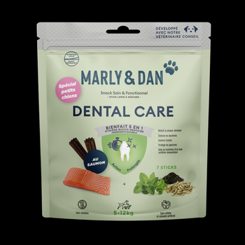 Visuel 1 du produit Marly & Dan Friandise Chien Dental Care Petits Chiens - 7 sticks