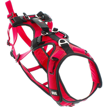Visuel 1 du produit I-Dog harnais Chien Confort Trek Taille L Rouge - 75/85 x 48/58 cm