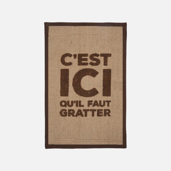 Visuel 1 du produit Wouapy Tapis griffoir rectangle Marron - 60 x 38 cm