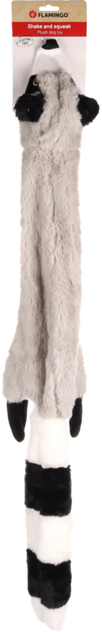 Visuel 2 du produit Flamingo Jouet Chien Raton Laveur Reina Gris - 27 x 100 x 6,5 cm