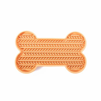 Visuel 1 du produit Martin Sellier Tapis à lécher Os Jaune - 22 cm