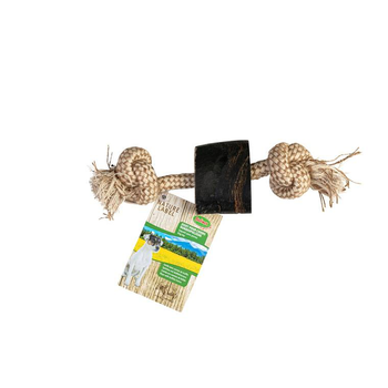 Visuel 1 du produit Bubimex Corne avec corde Beige et marron - 25 cm