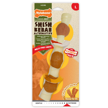 Visuel 1 du produit Nylabone Jouet Chien Extreme Shish Kebab L - 21,2 x 3 x 3 cm