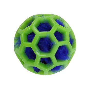 Visuel 1 du produit Wouapy Jouet Chat Balle avec plumes Vert