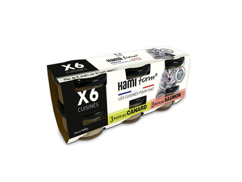 Visuel 1 du produit Hamiform Pâtée Chat Mix du terroir Terre et Mer - Pack de 6