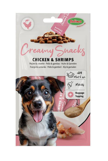 Visuel 1 du produit Bubimex Friandises Chien Poulet Crevettes Creamy x 4