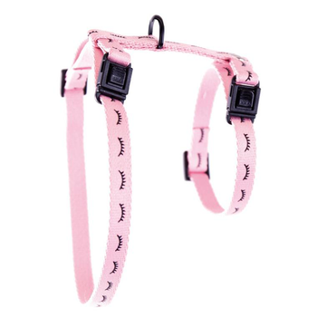 Visuel 1 du produit Harnais Chat – Martin Sellier Harnais Dodo rose - 35 à 50 cm