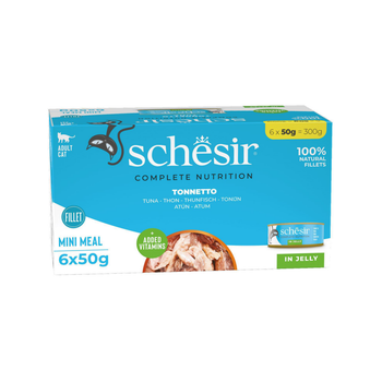 Visuel 1 du produit Schesir Aliments Humides Chat Thon Gelée - 6 x 50 g