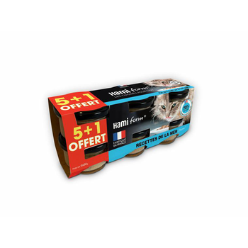 Visuel 2 du produit Hamiform Cuisinés pour chat Recettes de la mer – 6x85 gr