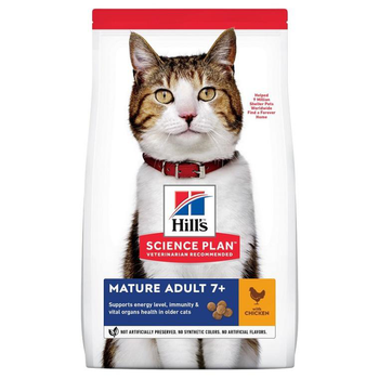 Visuel 1 du produit Hill's Croquettes Chat Mature Poulet - 3 kg