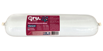 Visuel 1 du produit Qru Saucisson Chien Cuisiné De Noël Canard - 800 g
