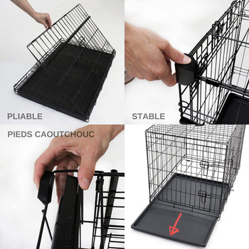 Visuel 1 du produit Lucky Dog Caisse Chien pliable Dwell S - 61 x 46 x 53 cm