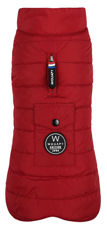 Visuel 1 du produit Textile Chien – Wouapy Doudoune Rouge – Taille S