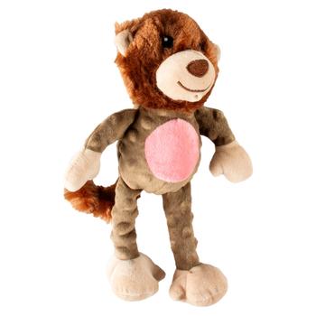 Visuel 1 du produit Duvoplus Jouet Chien Peluche Ours Marron Crackle - Taille 34 x 21 x 8 cm