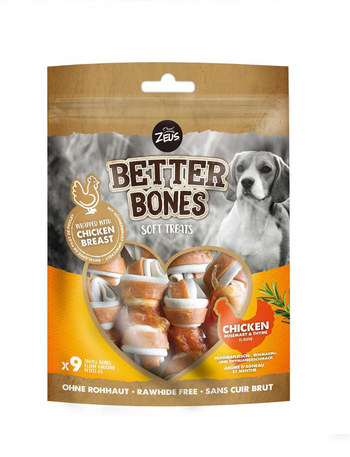 Visuel 1 du produit Zeus Friandise Chien Better Bones Os enrobé Poulet - x10
