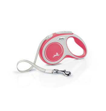 Visuel 1 du produit Laisse Chien – Zolux Flexi New Confort Sangle Rouge S – 5 m