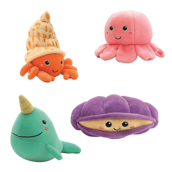 Visuel 1 du produit Croci Jouet Chien Peluche Récif Coloris mixtes - 12,7 x 12,7 x 7,5 cm