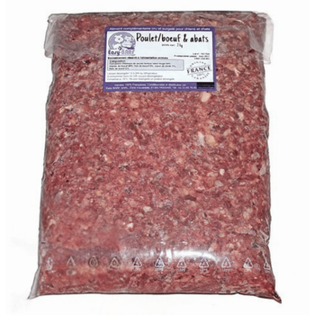 Visuel 1 du produit BARF Chien - Easy Barf Poulet, bœuf & abats - 2 kg