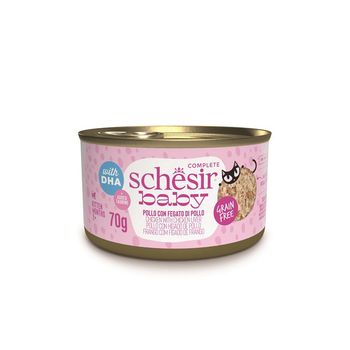 Visuel 1 du produit Schesir Aliments Humides Chaton Poulet Foie Baby Bouillon - 70 g