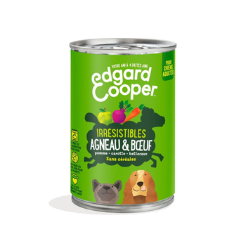 Visuel 1 du produit Edgard & Cooper Aliments Humides Chien Adulte Agneau Bœuf Sans Céréales - 400 g