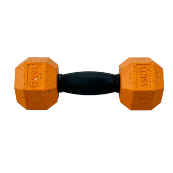 Visuel 1 du produit Max Fusion Jouet Chien Haltère flottante Nike Taille S Orange - 14 x 5,5 x 5,5 cm