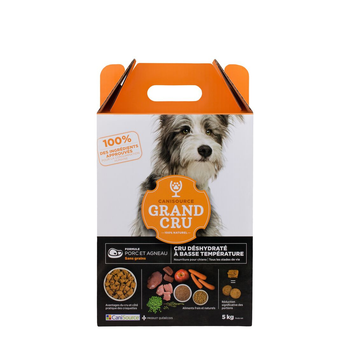 Visuel 1 du produit Canisource Croquettes Chien Porc Et Agneau Sans Céréales Grand Cru - 5 kg