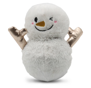 Visuel 2 du produit Croci Jouet Chien Peluche Balle Noël White Friends Blanc - 18/23 cm
