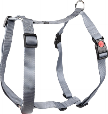 Visuel 1 du produit Flamingo Harnais Nylon Chien Ziggi Gris clair XL - 70-110 cm x 25 mm x 2 mm