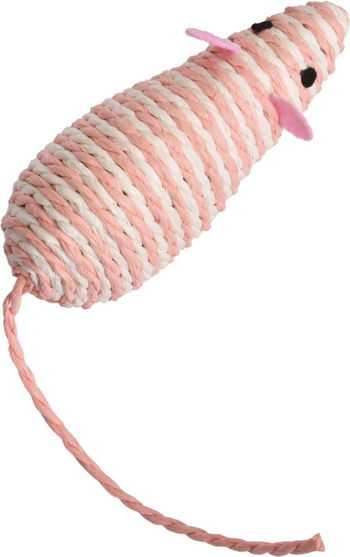 Visuel 1 du produit Bobby Jouet Chat Rat Rose - 27 x 5 x 4,5 cm